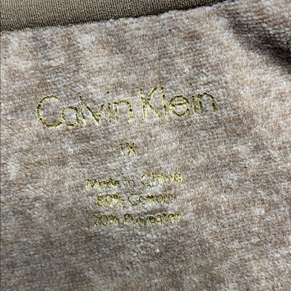 Women’s Calvin Klein Zip Up Cowl Neck Sweater